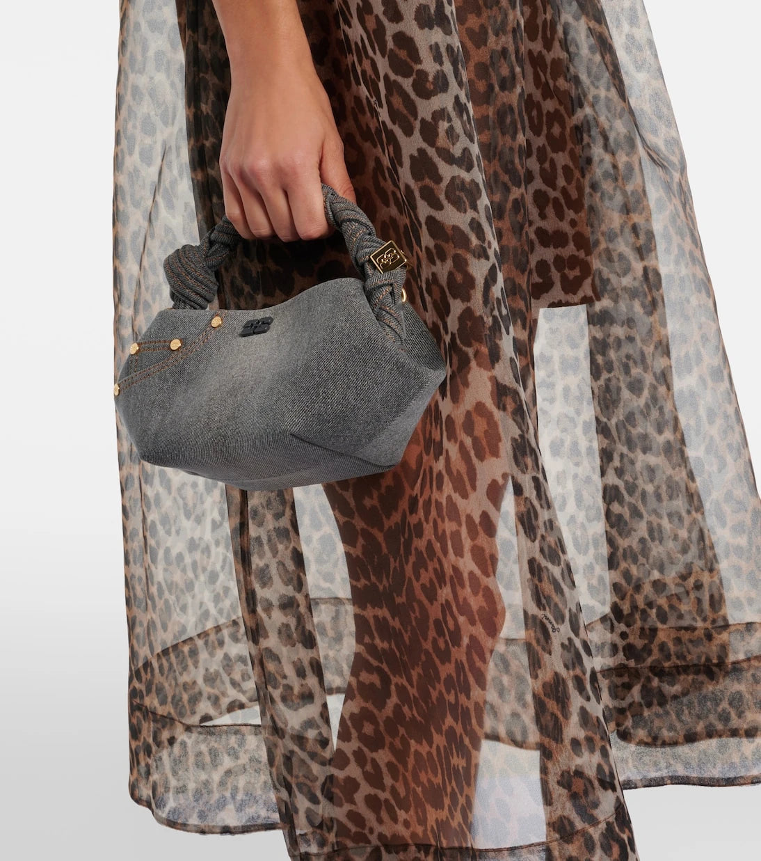 جاني - حقيبة يد بوميني من الدنيم