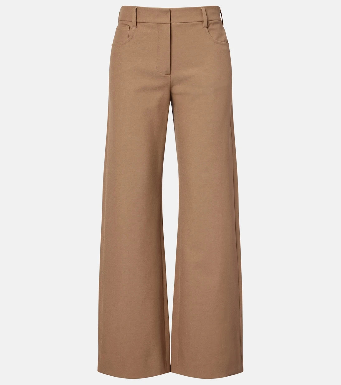 'S Max Mara - Cotton-blend wide-leg pants
