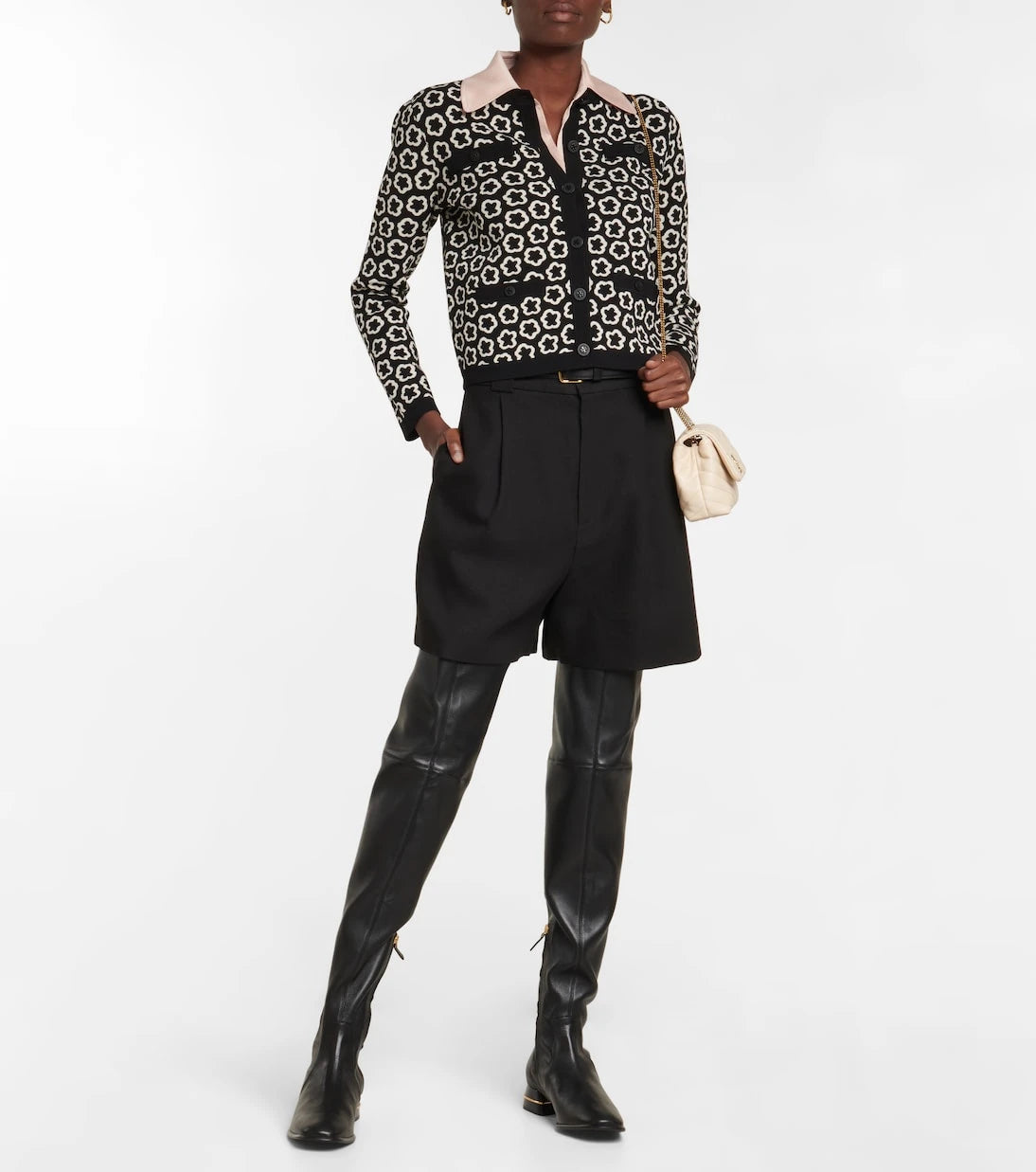 Tory Burch - Leather over-the-knee boots