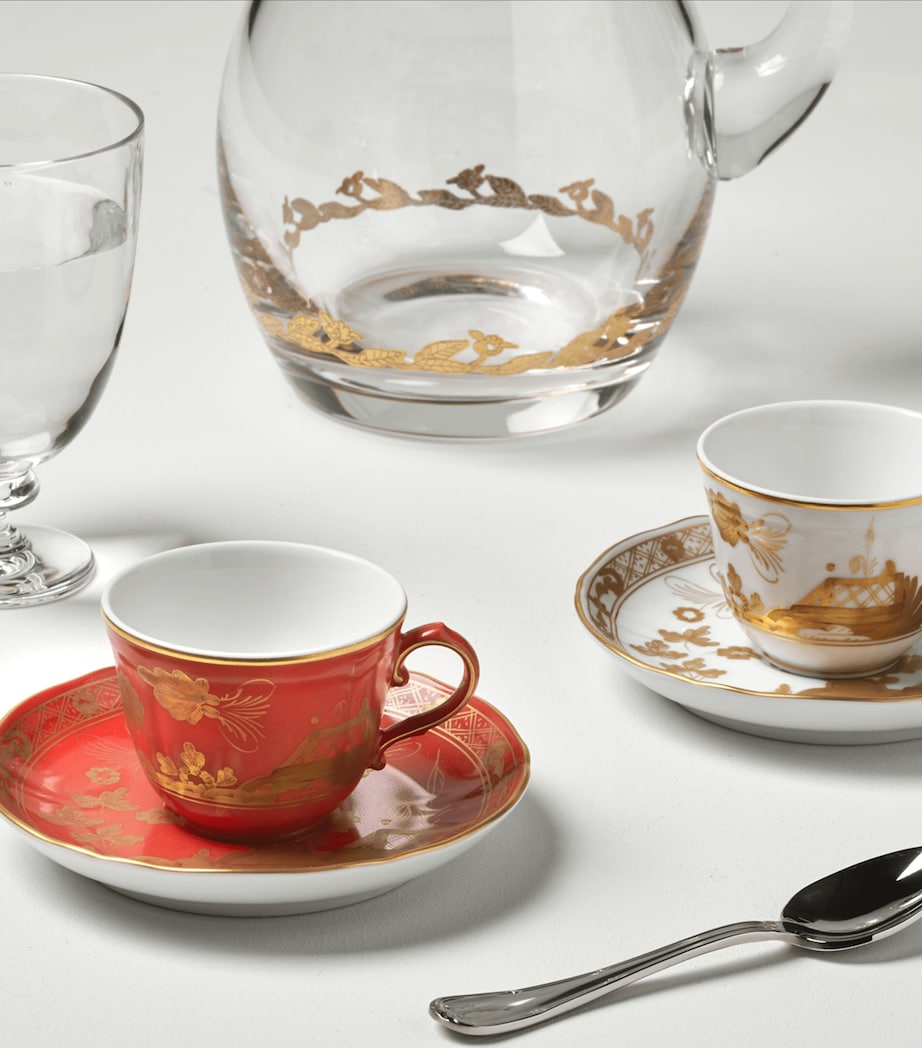 Oriente Italiano Rubrum Coffee Saucer (13.5cm)
