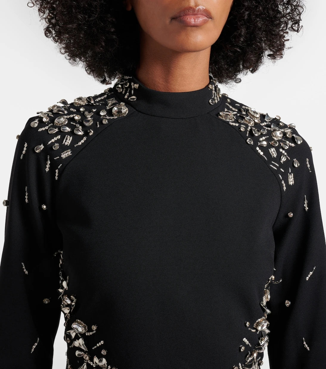 Simkhai - Carla embellished crêpe minidress