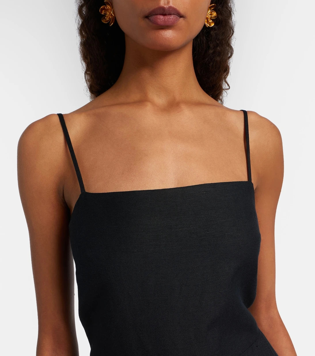 Simkhai - Annabella linen-blend midi dress