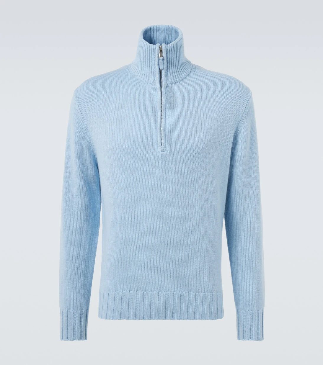 Allude - Cashmere half-zip sweater