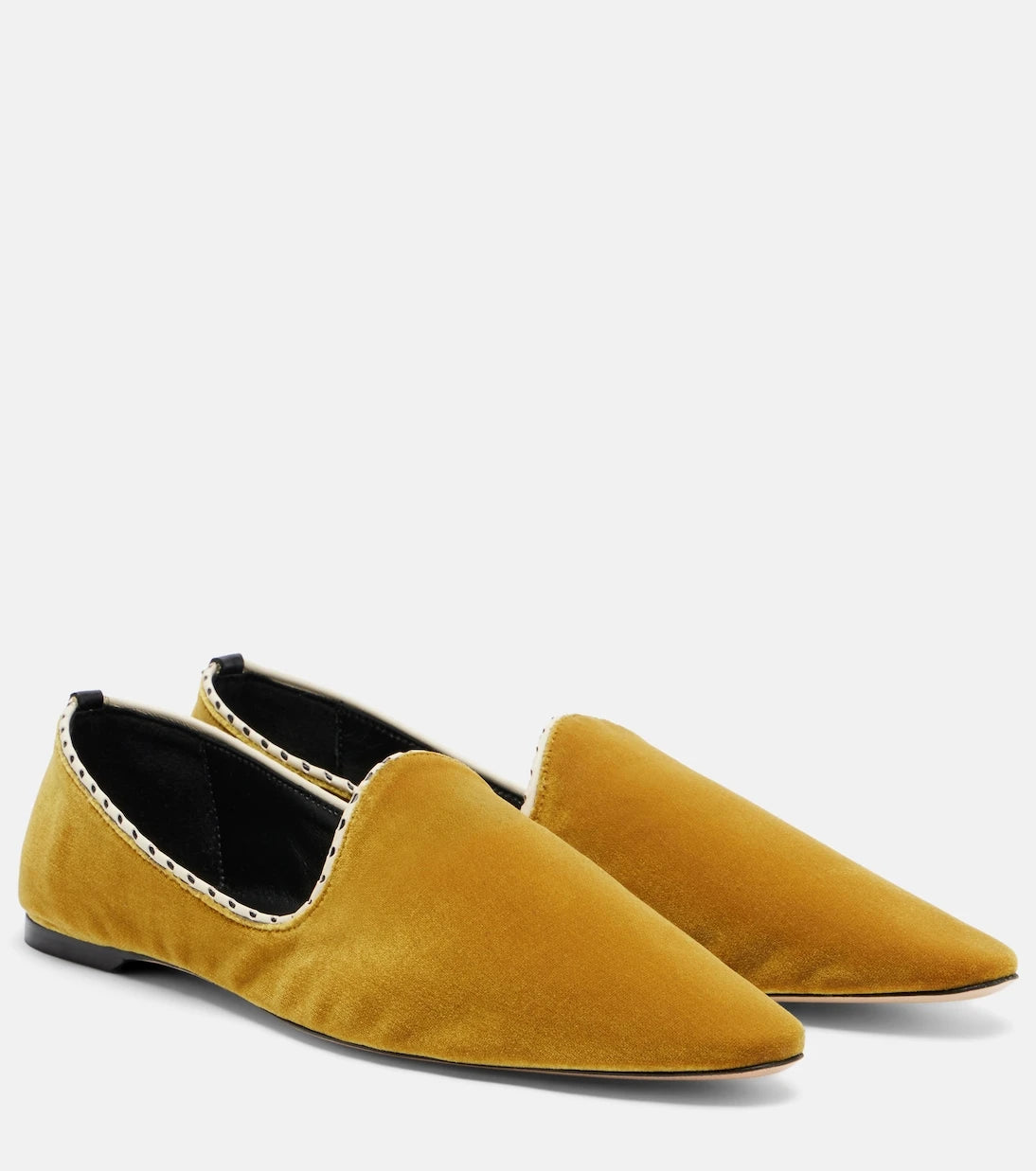 Toteme - Velvet slip-on shoes