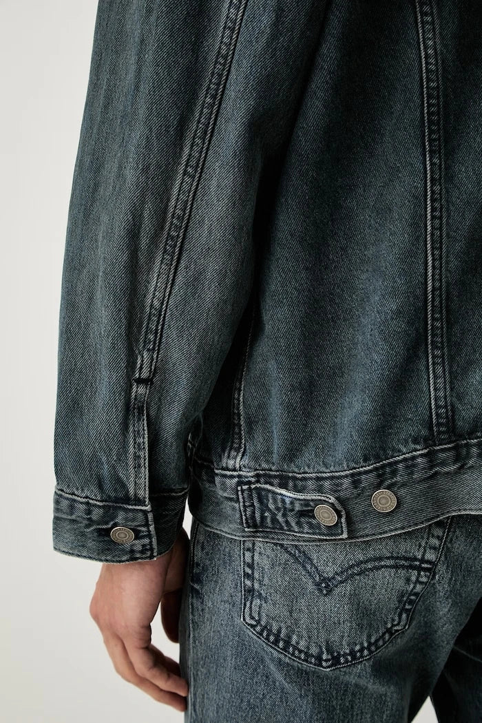 Levi's erkek pamuklu kot ceket RELAXED FIT