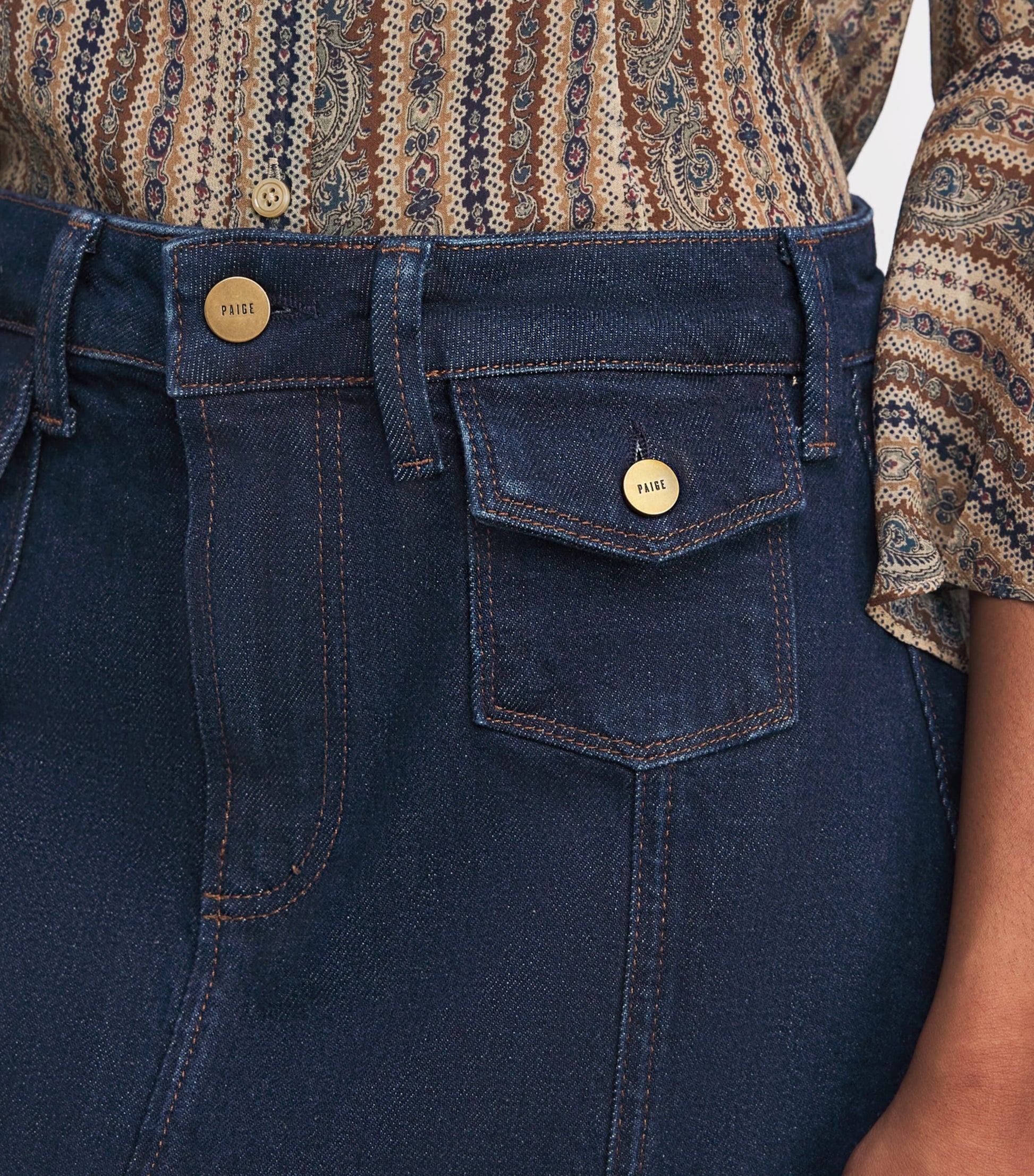 Blue Jannelle Denim Mini Skirt