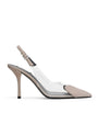 Alaïa Patent Leather Le Coeur Sandals 90