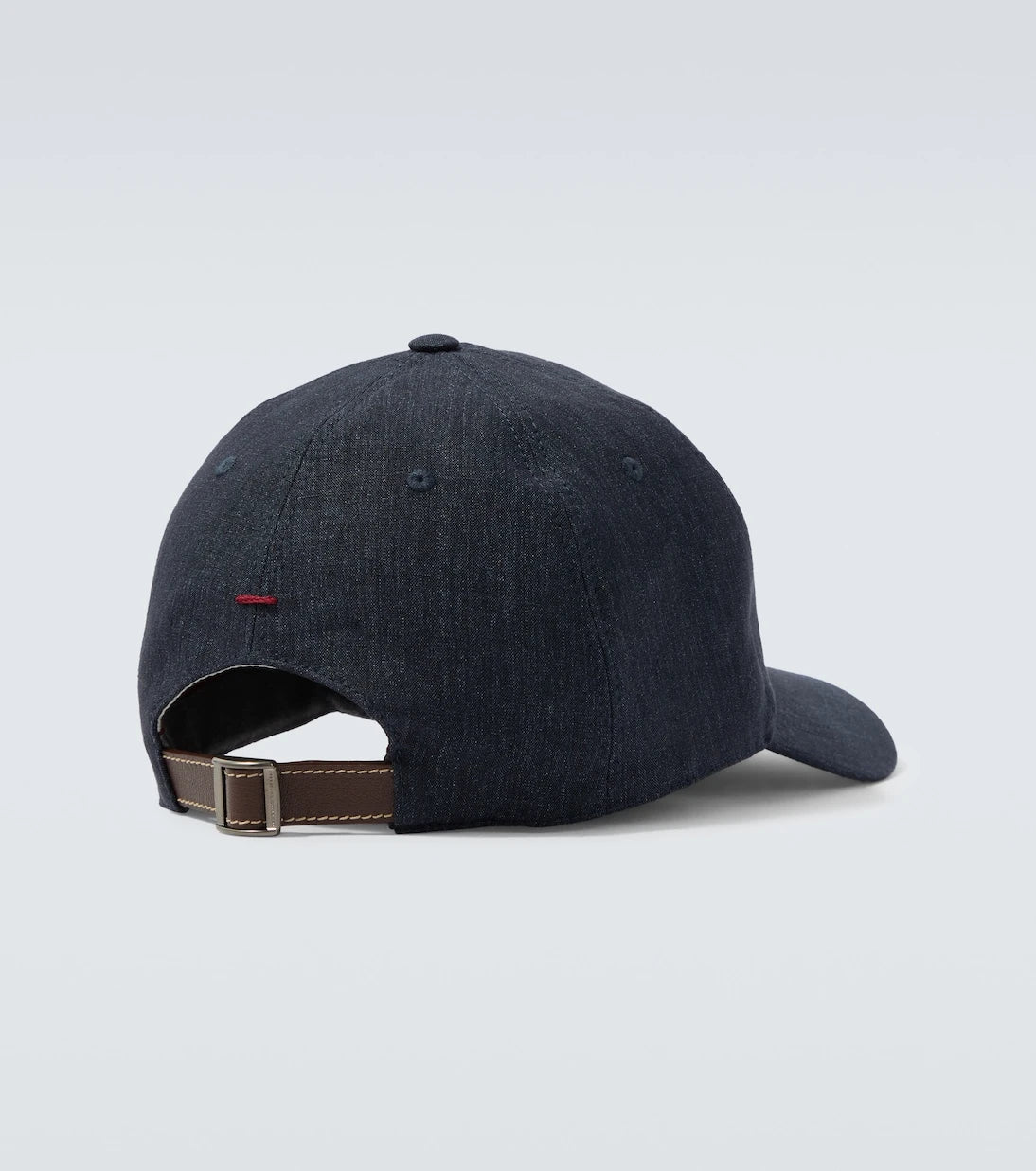 Brunello Cucinelli - Embroidered denim baseball cap