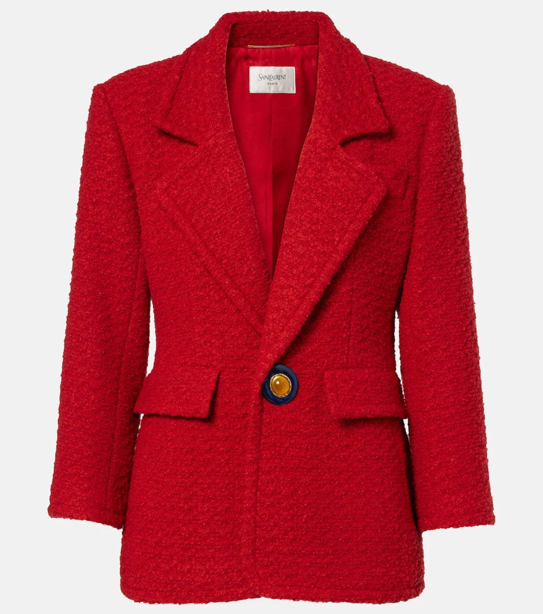 Saint Laurent - Wool and silk-blend tweed jacket