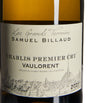 Samuel Billaud Vaulorent Chablis Premier Cru White Wine 2021 (75cl) - Burgundy, France