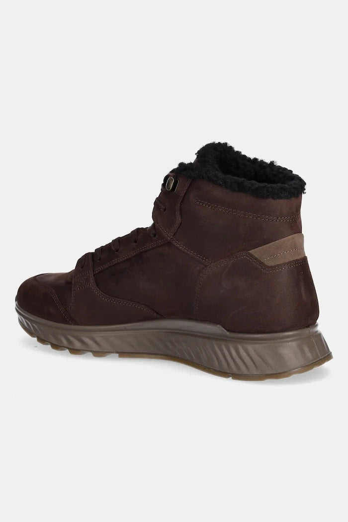 Обувки от набук Ecco Exostride Mid Warm