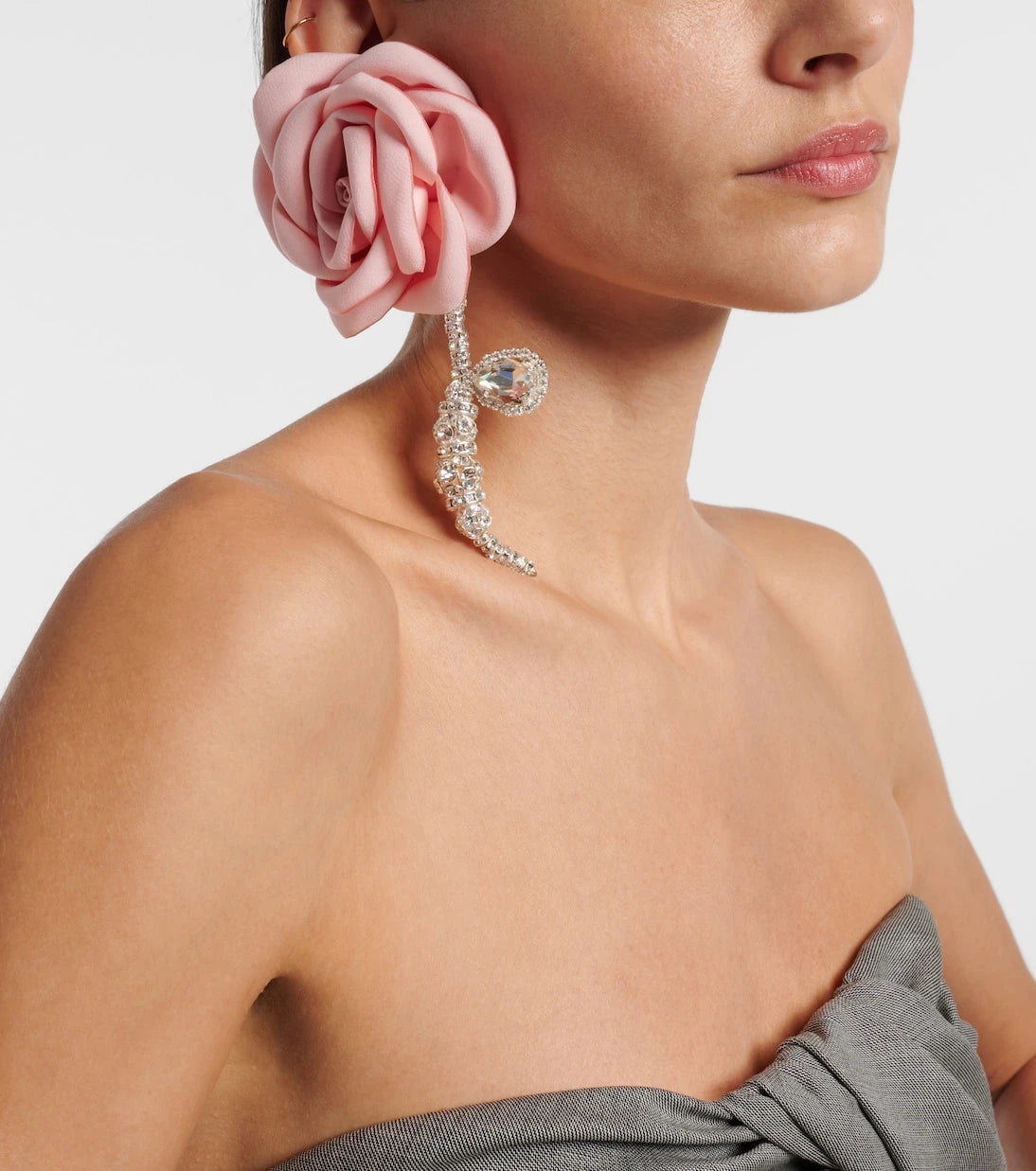 Magda Butrym - Embellished gold-plated single earring