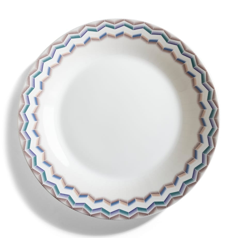 Missoni Home Porcelain Zigzag Jarris 148 Soup Plate (22cm)