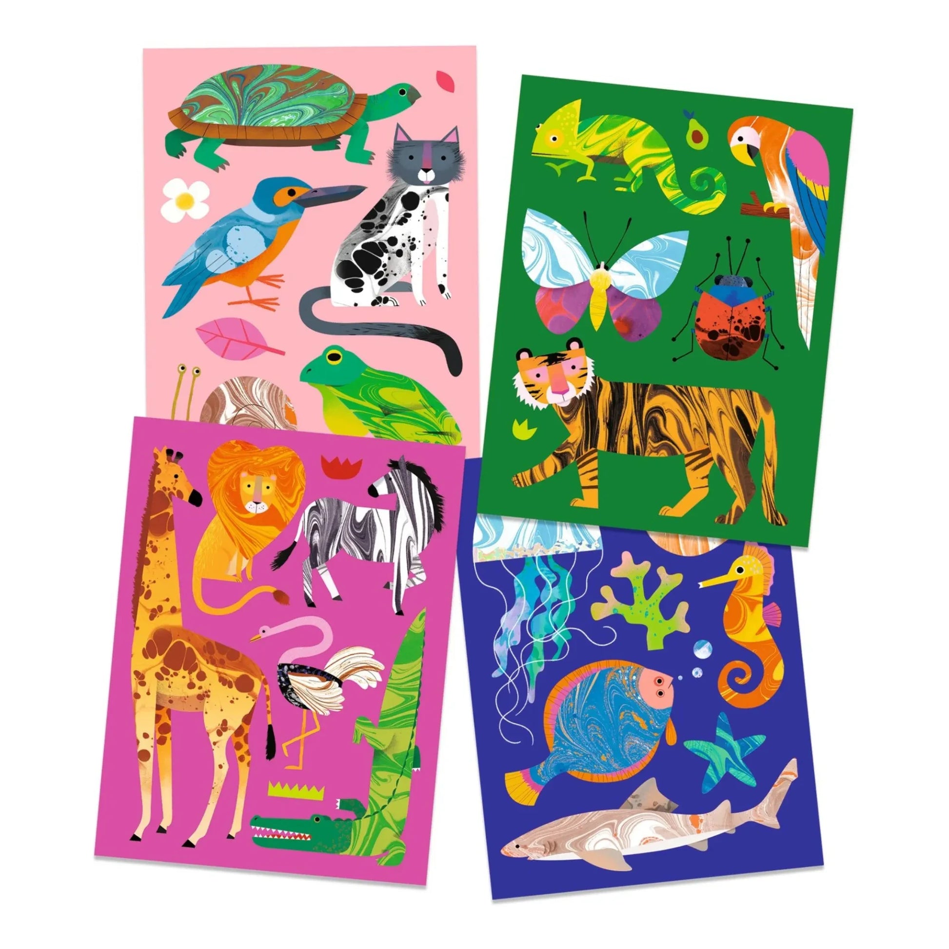 Djeco - Paper Marbling Activity Kit