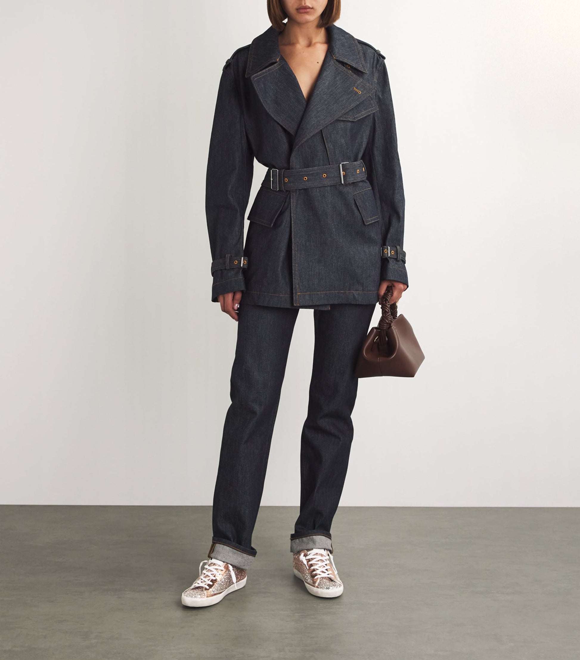 Silver Super-Star Sneakers