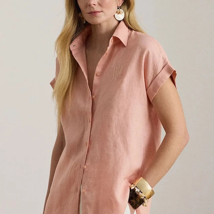 Lauren Ralph Lauren kadın keten gömlek