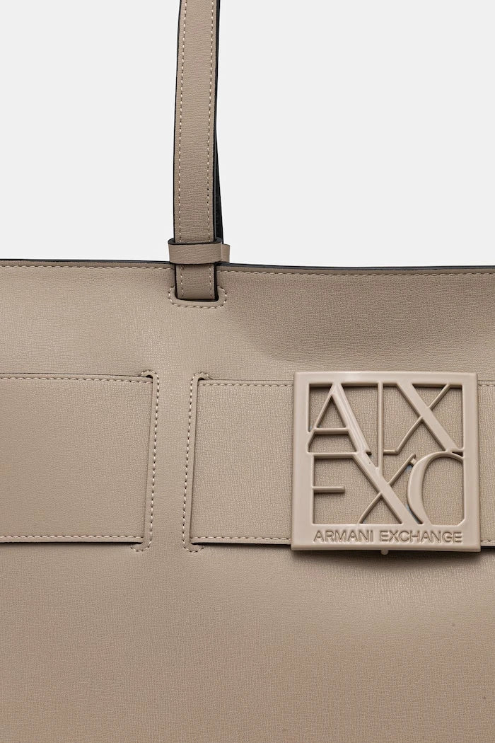 Armani Exchange kadın suni deri alışveriş çantası