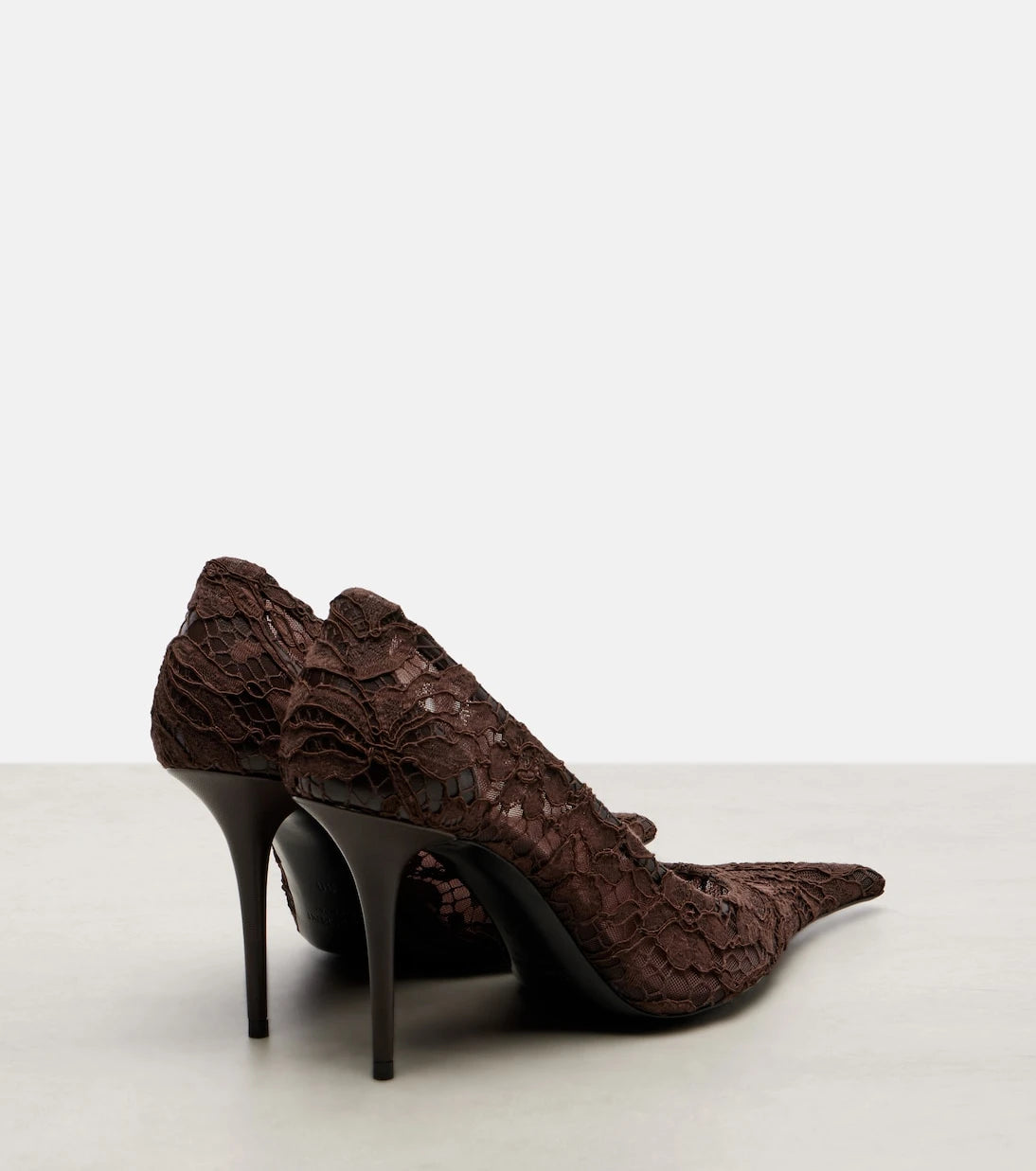 Saint Laurent - Thierry 95 tulle lace pumps