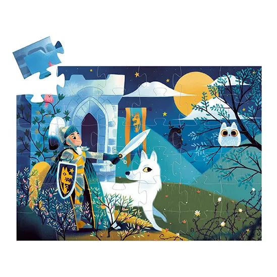 Djeco - 36-piece Full Moon Knight Puzzle