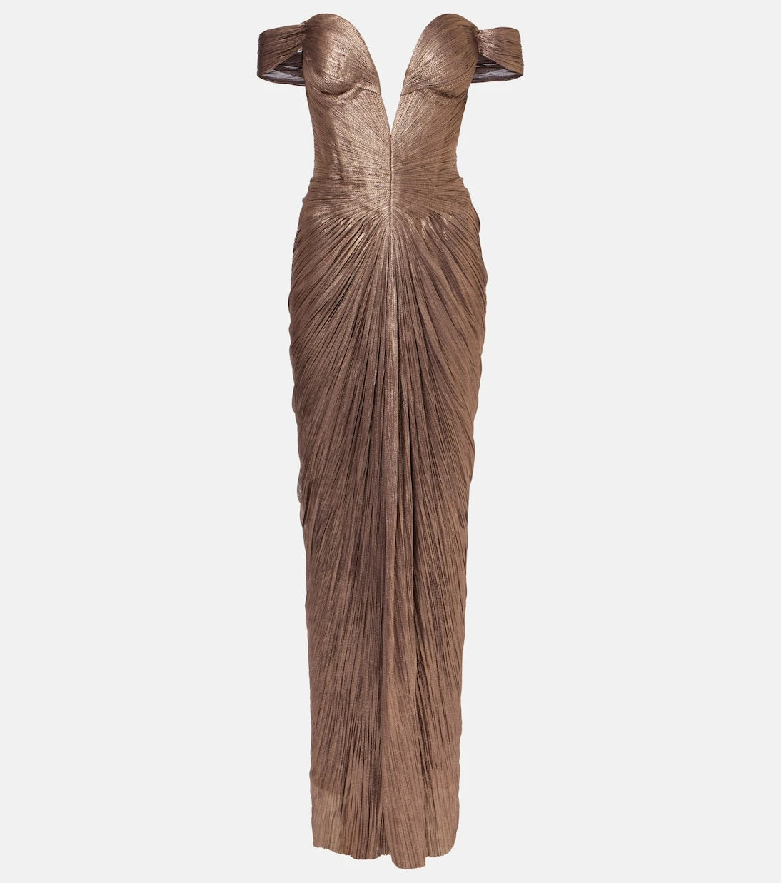 Maria Lucia Hohan - Tia draped off-shoulder corset gown