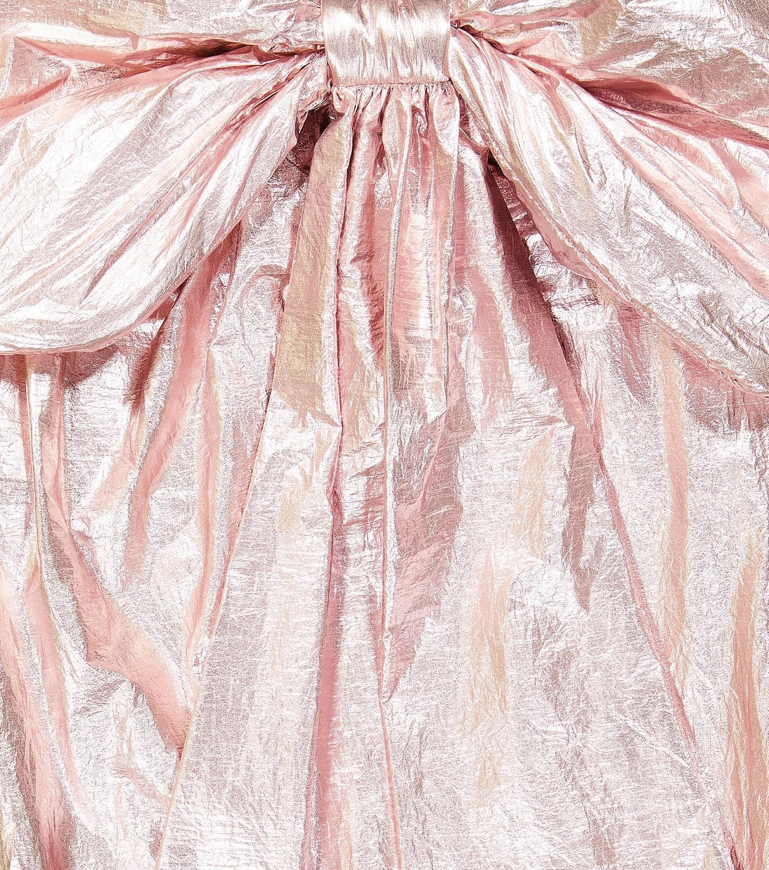 Caroline Bosmans - Metallic bow-detailed dress