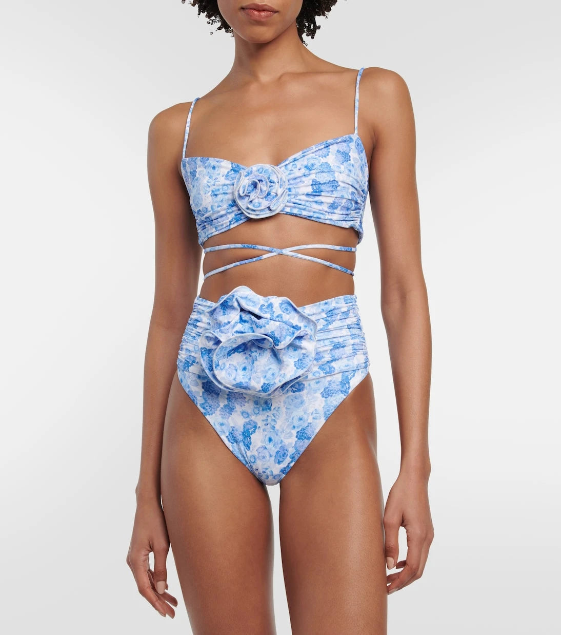 Magda Butrym - Çiçekli bikini üstü