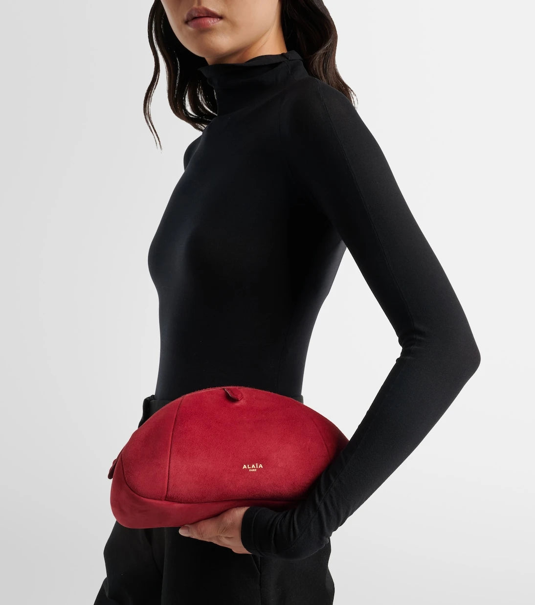 Alaïa - Purse Small suede clutch