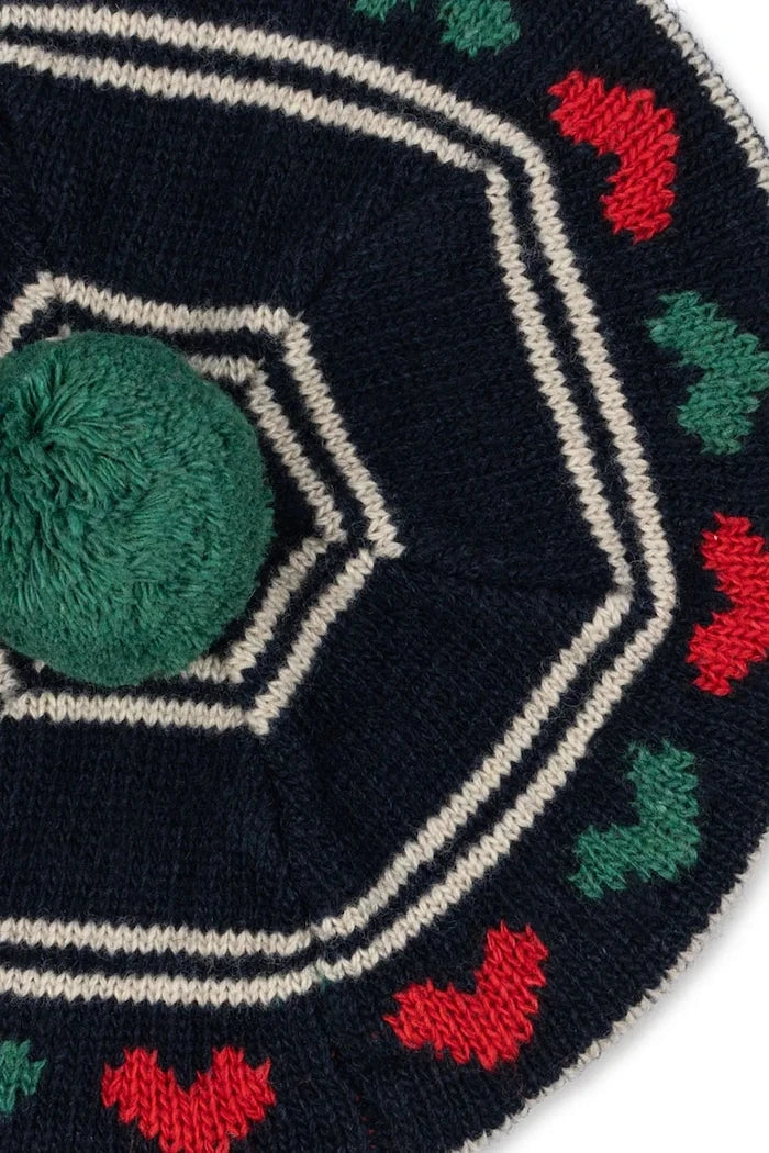 Konges Sløjd BELOU KNIT BERET Yün Çocuk Bere
