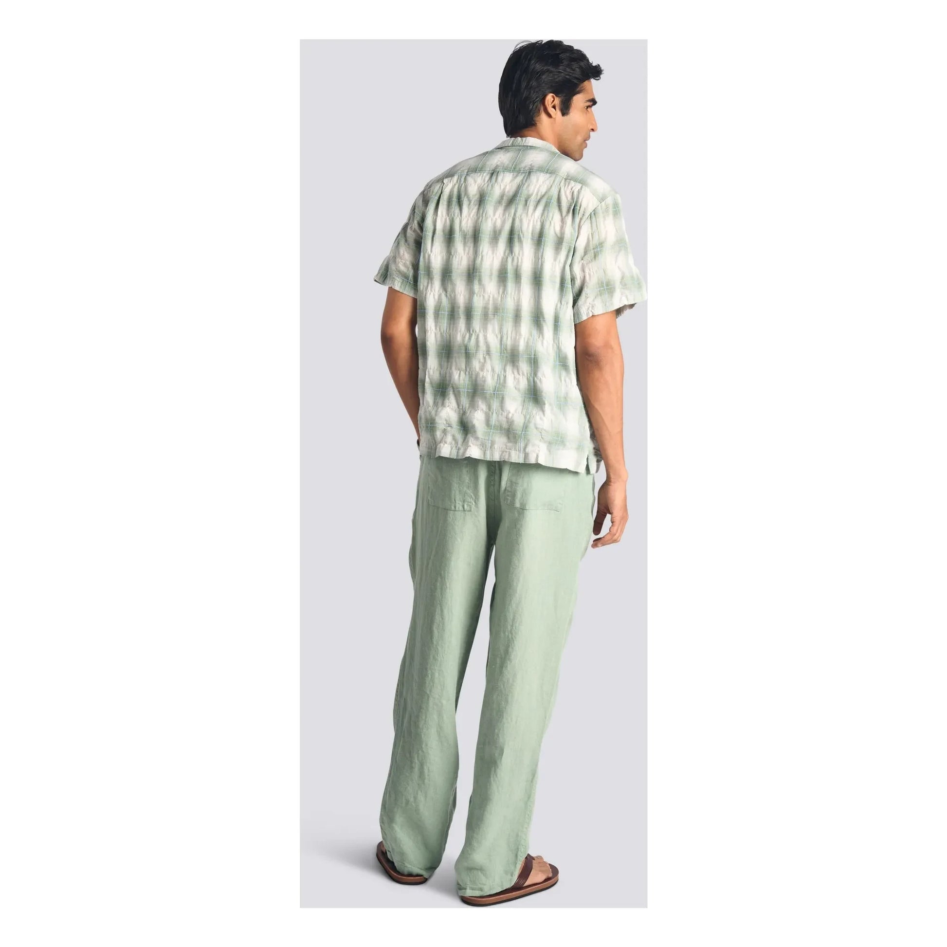 Bather - Laurel Grid shirt | Green