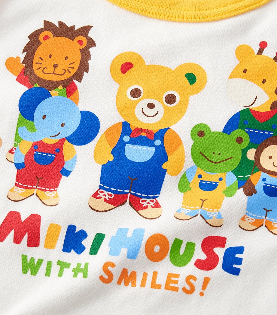 Cotton Long-Sleeve Logo T-Shirt (2-7 Years)