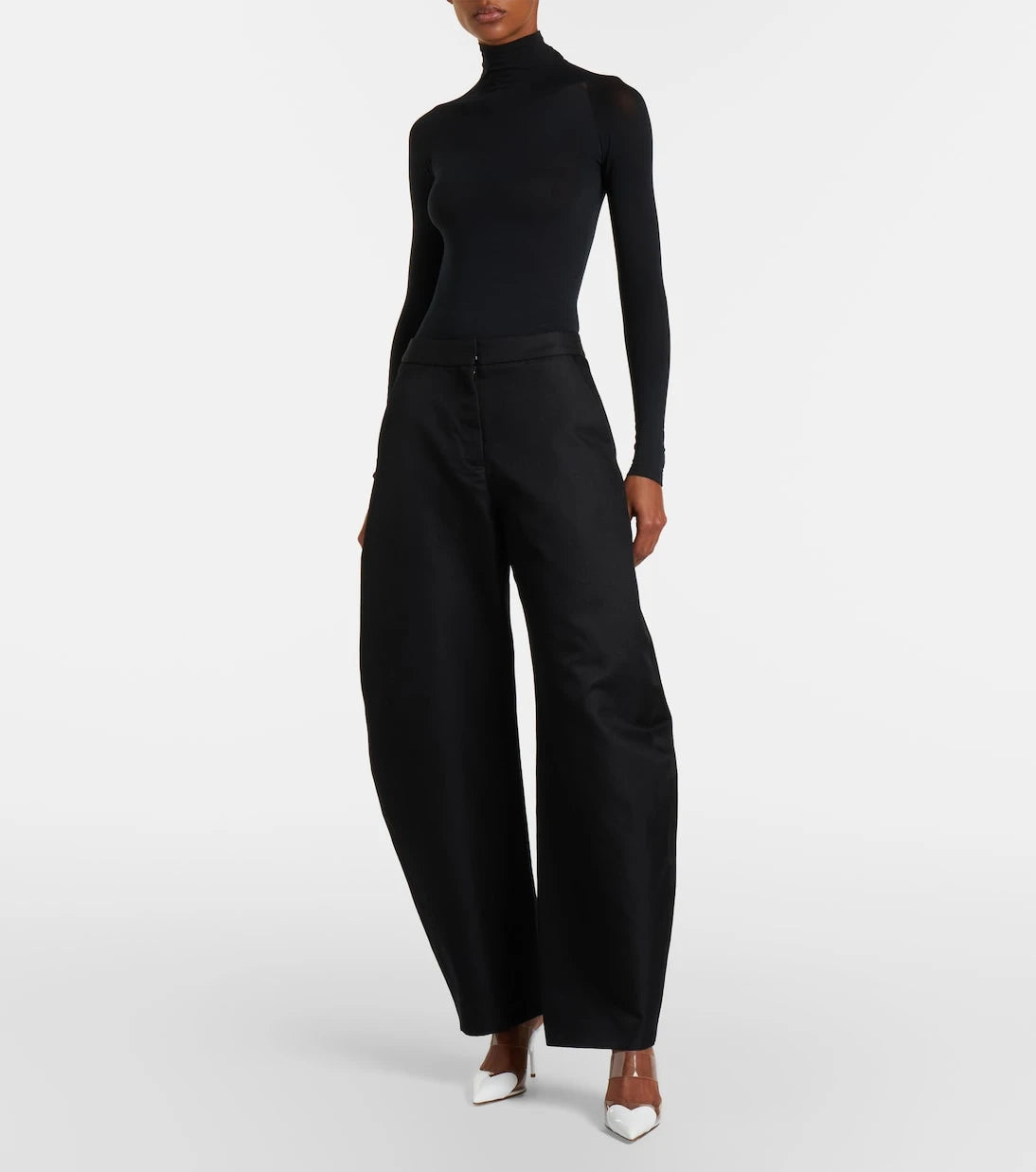 Alaïa - Cœur patent leather and PU mules