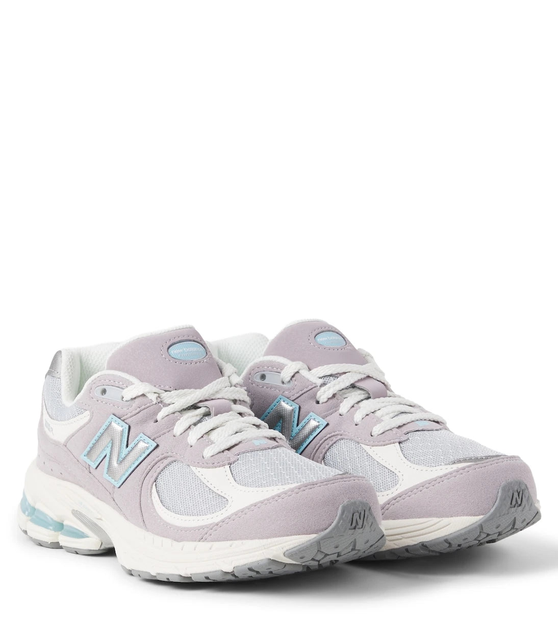 New Balance Kids - حذاء رياضي 2002 بحواف من الشمواه