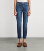 7 For All Mankind Blue Slim Illusion Relaxed Skinny Jeans