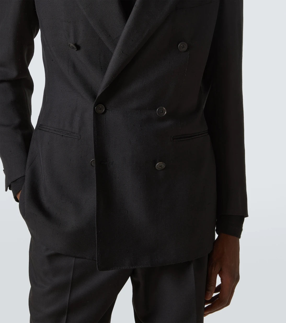 Saman Amel - Double-breasted silk blazer