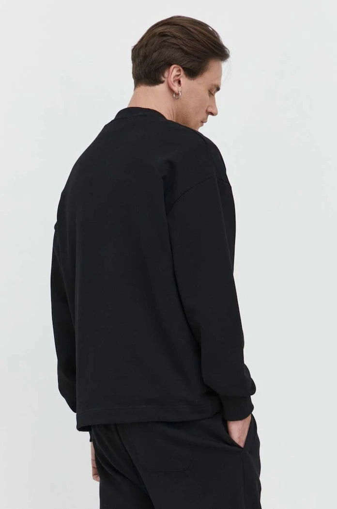 Pamuklu sweatshirt Hugo Blue Nedro