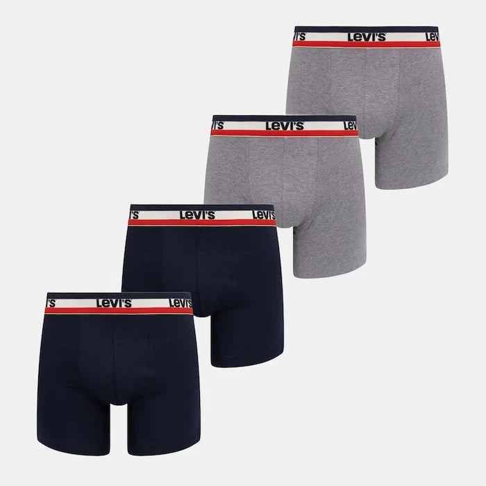 Levi's erkek pamuklu elastan boxeri 4'lü