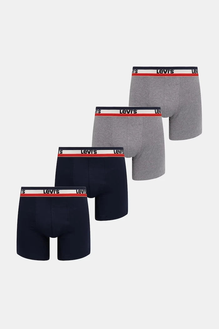 Levi's erkek pamuklu elastan boxeri 4'lü