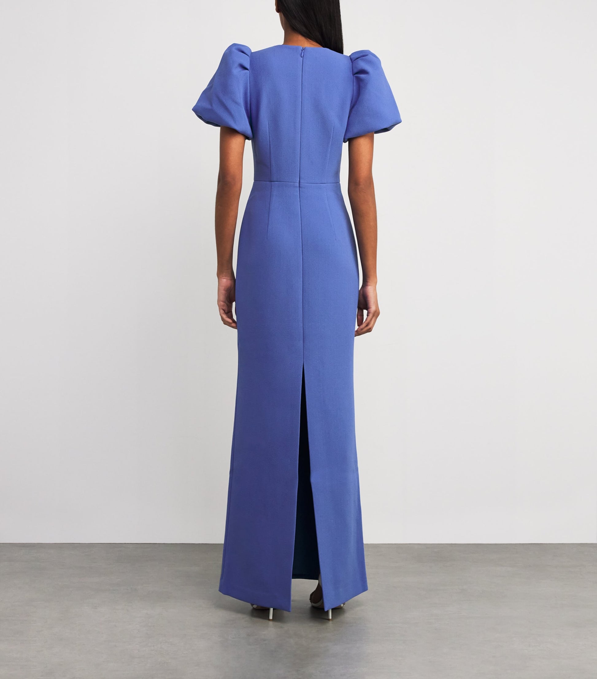 Rebecca Vallance Puff-Sleeve Violetta Maxi Dress