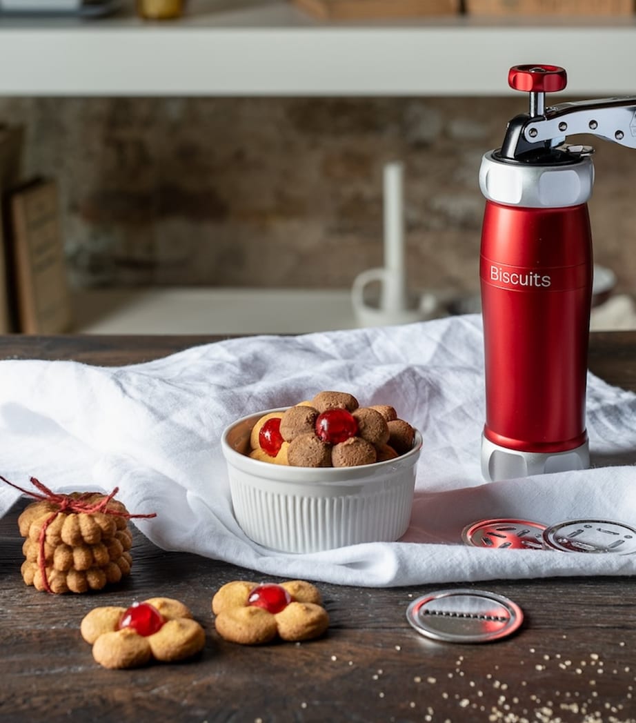 Aluminium Cookie Press and Dispenser Set