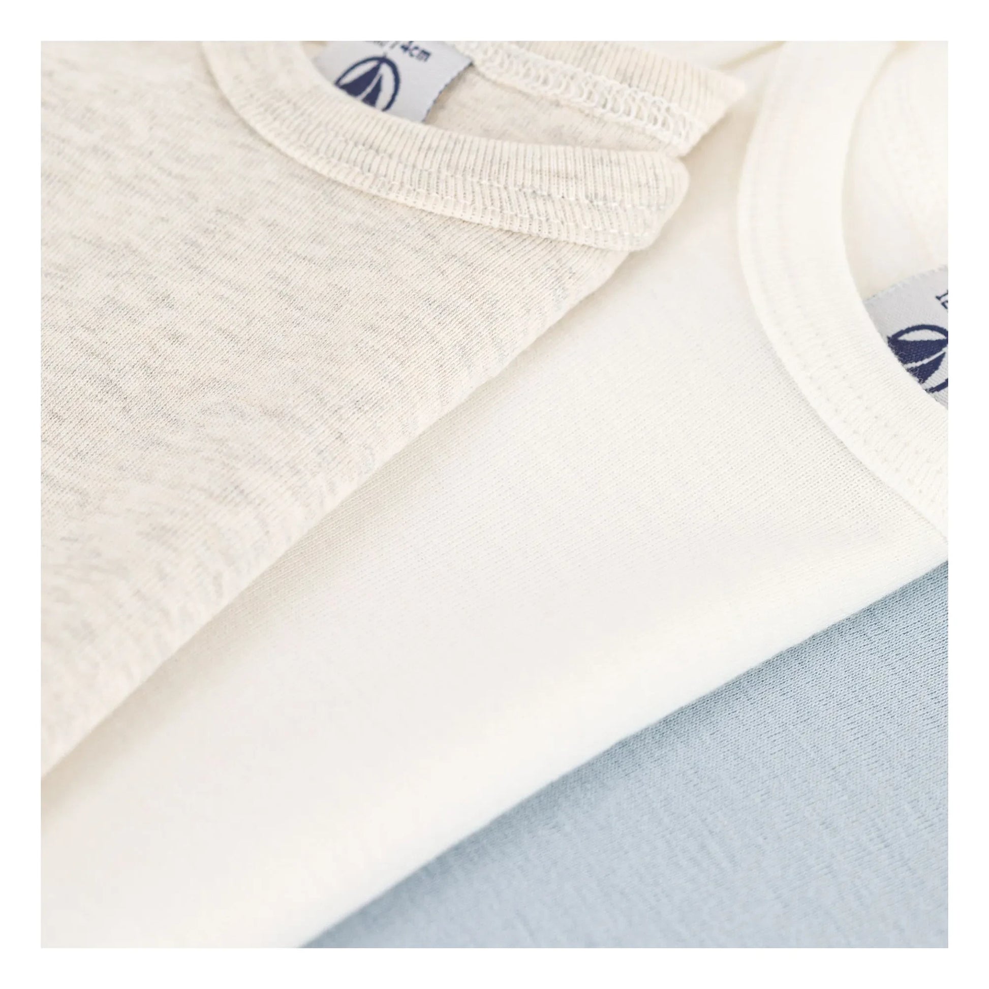 Petit Bateau - Lot 3 Bodies Unis | Blue