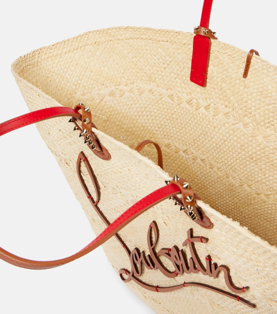 Christian Louboutin - Cabata Large raffia tote bag