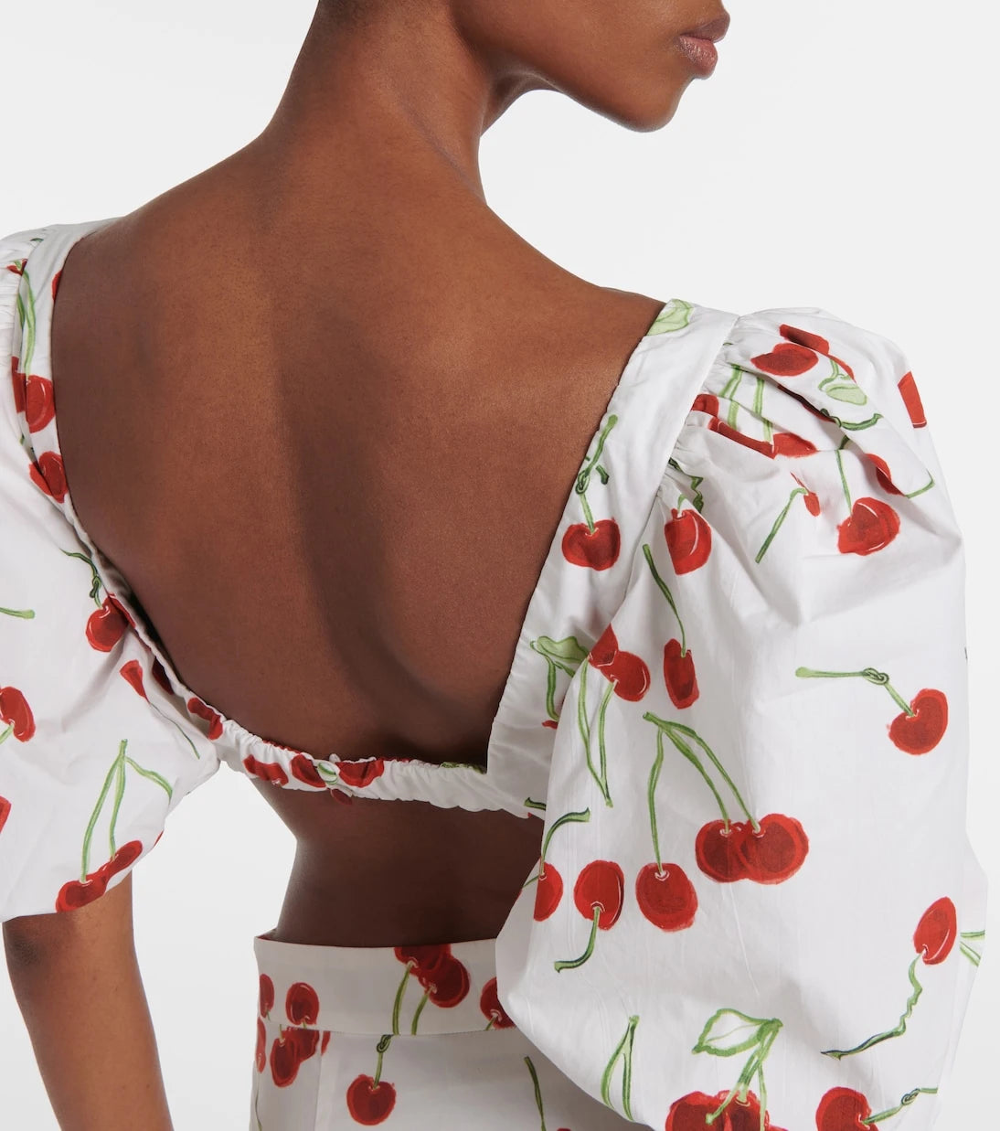 Adriana Degreas - Printed cotton bandeau top
