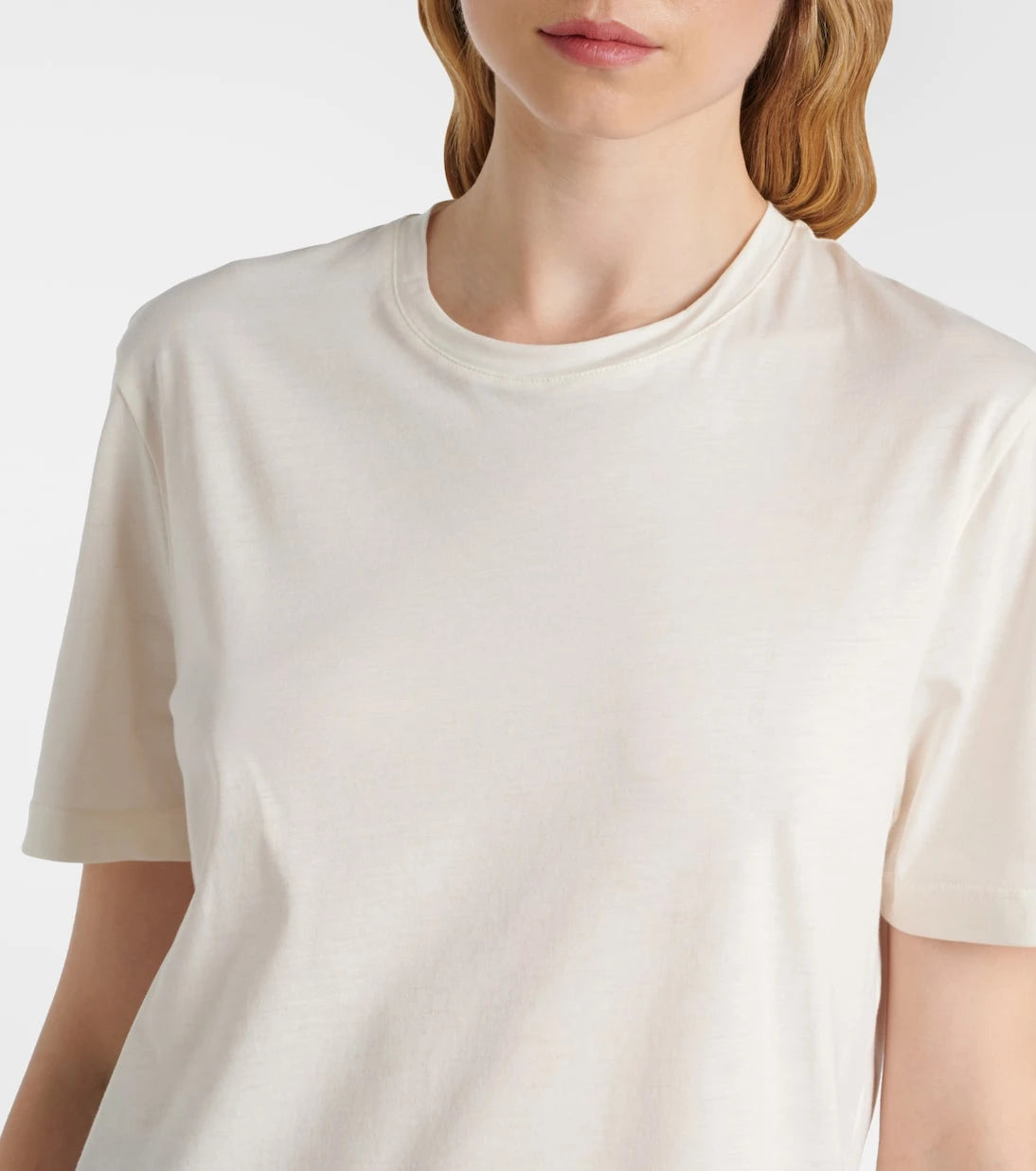 Joseph - Crewneck cotton and silk T-shirt