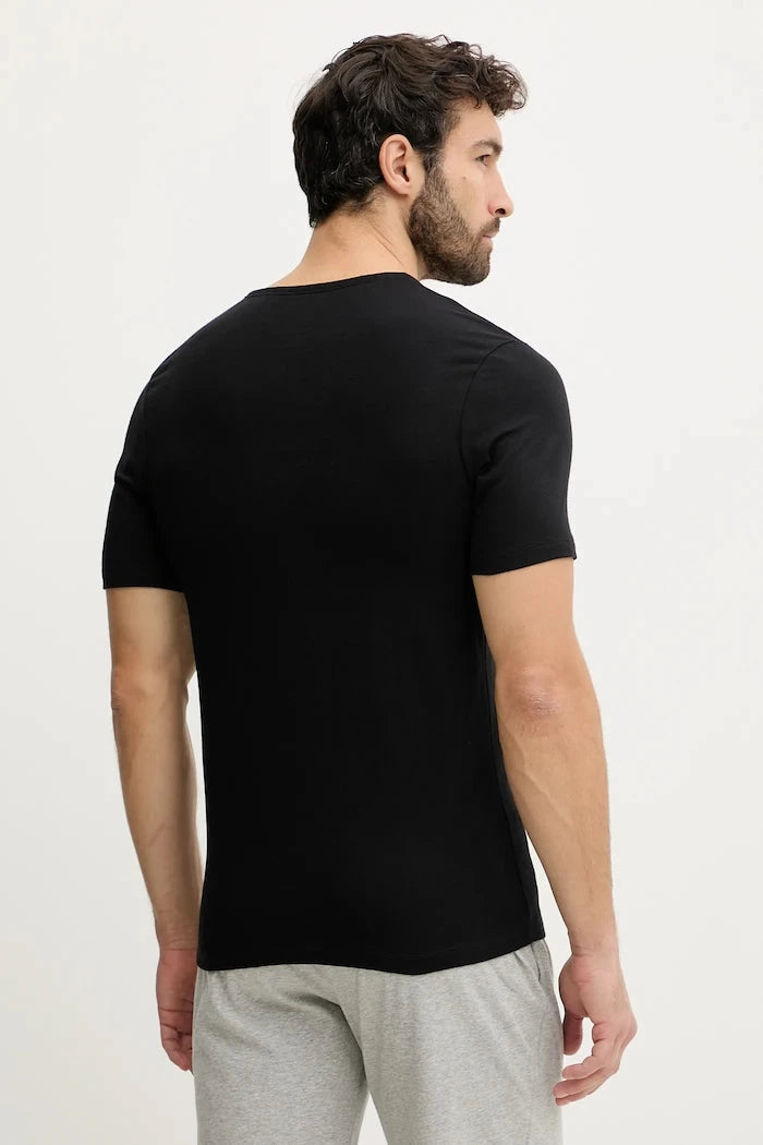 BOSS erkek pamuk TShirtRN 3P Classic tişört 3'lü set