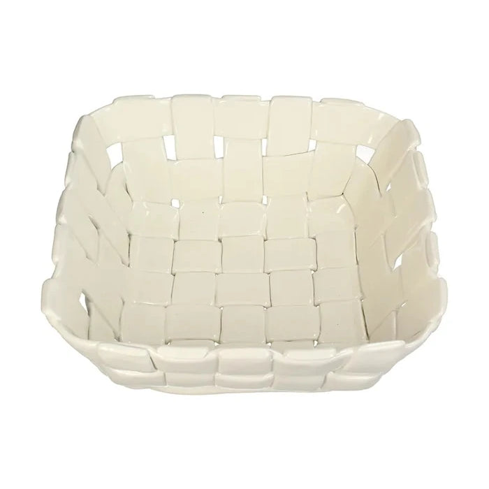 Inne büyük dolomit meyve kasesi 25,5 x 25,5 x 10 cm