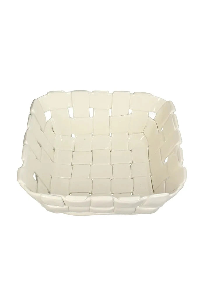 Inne büyük dolomit meyve kasesi 25,5 x 25,5 x 10 cm