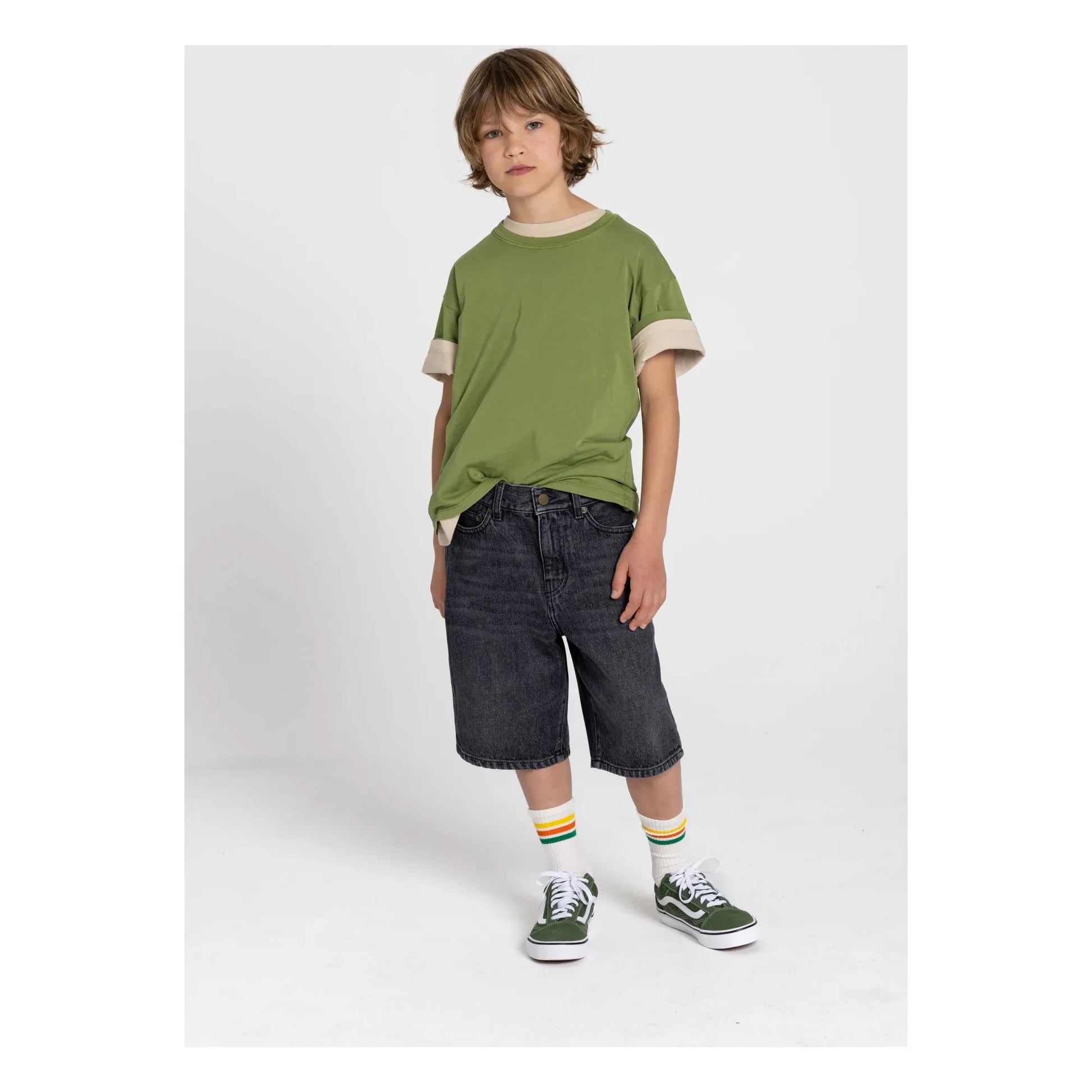 Smallable Kid - Nils Organic cotton T-shirt | Green
