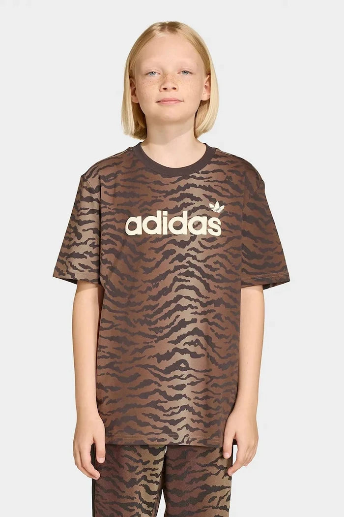 Детска памучна тениска adidas Originals