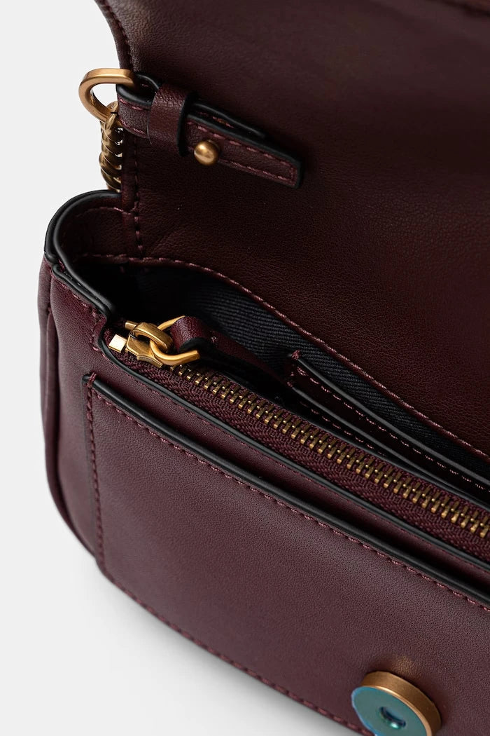 Pinko чанта crossbody дамска от кожа