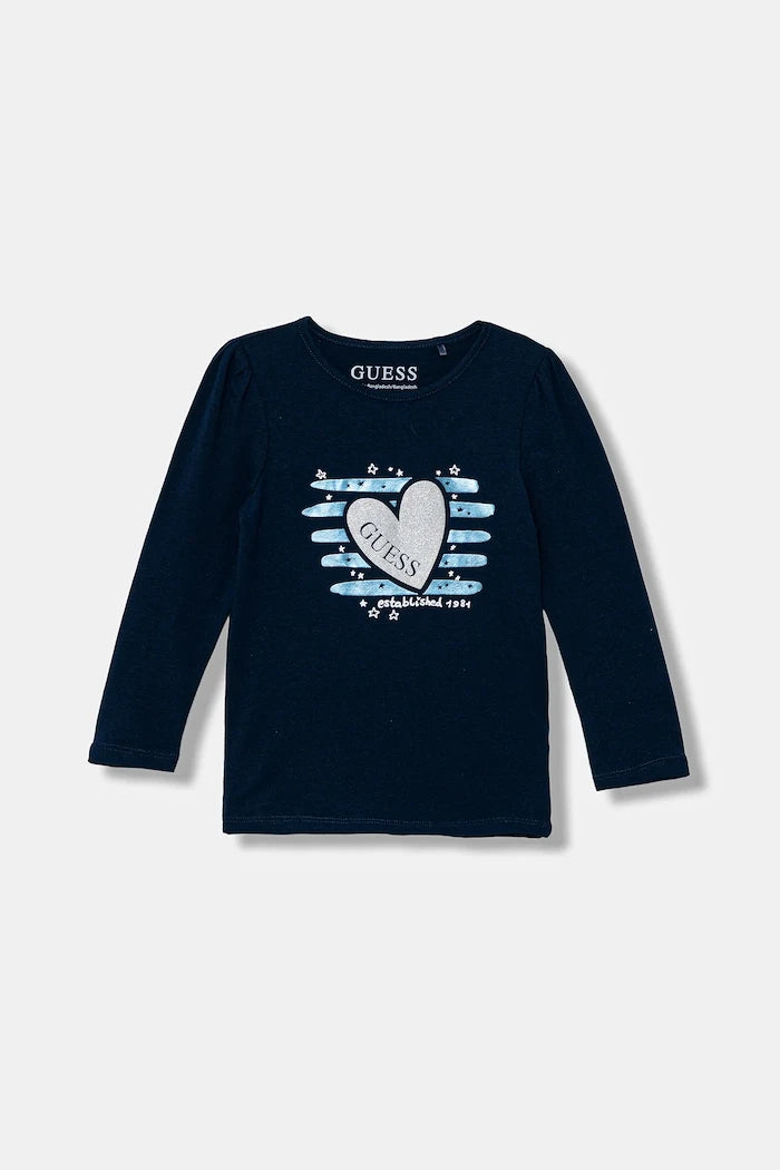 Детска блуза с дълги ръкави Guess